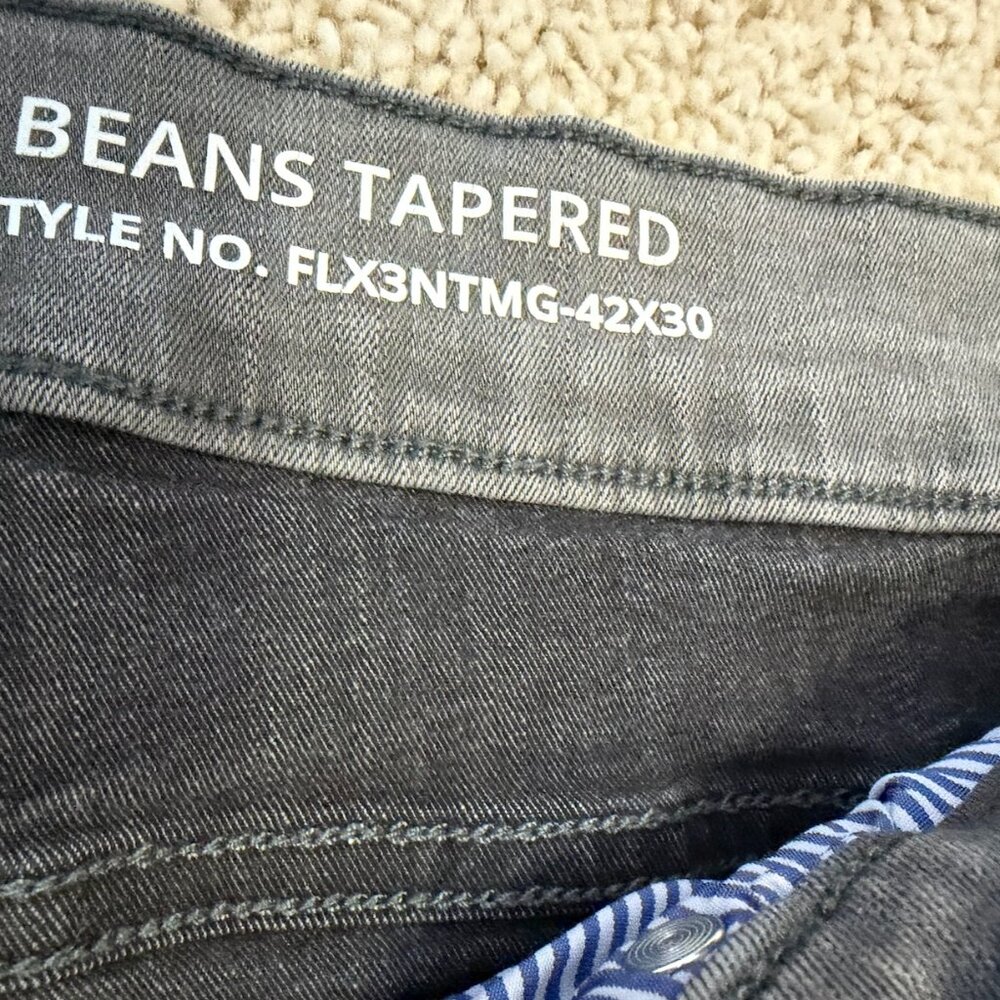 Mugsy Tapered Fit Jeans - BEANS (Medium Grey) - 42x30